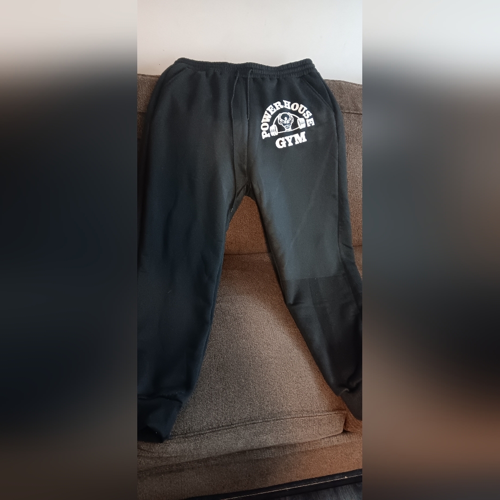 Men's Black Gym Joggers